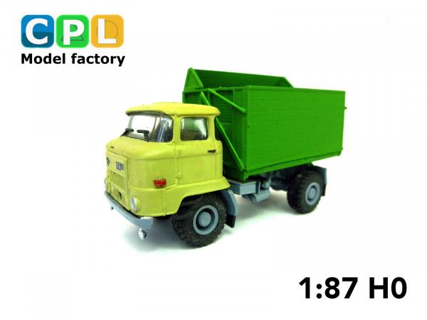 IFA L60 mit Schwerhäckselaufbau SHA16 EAS Variante ll beige gruen